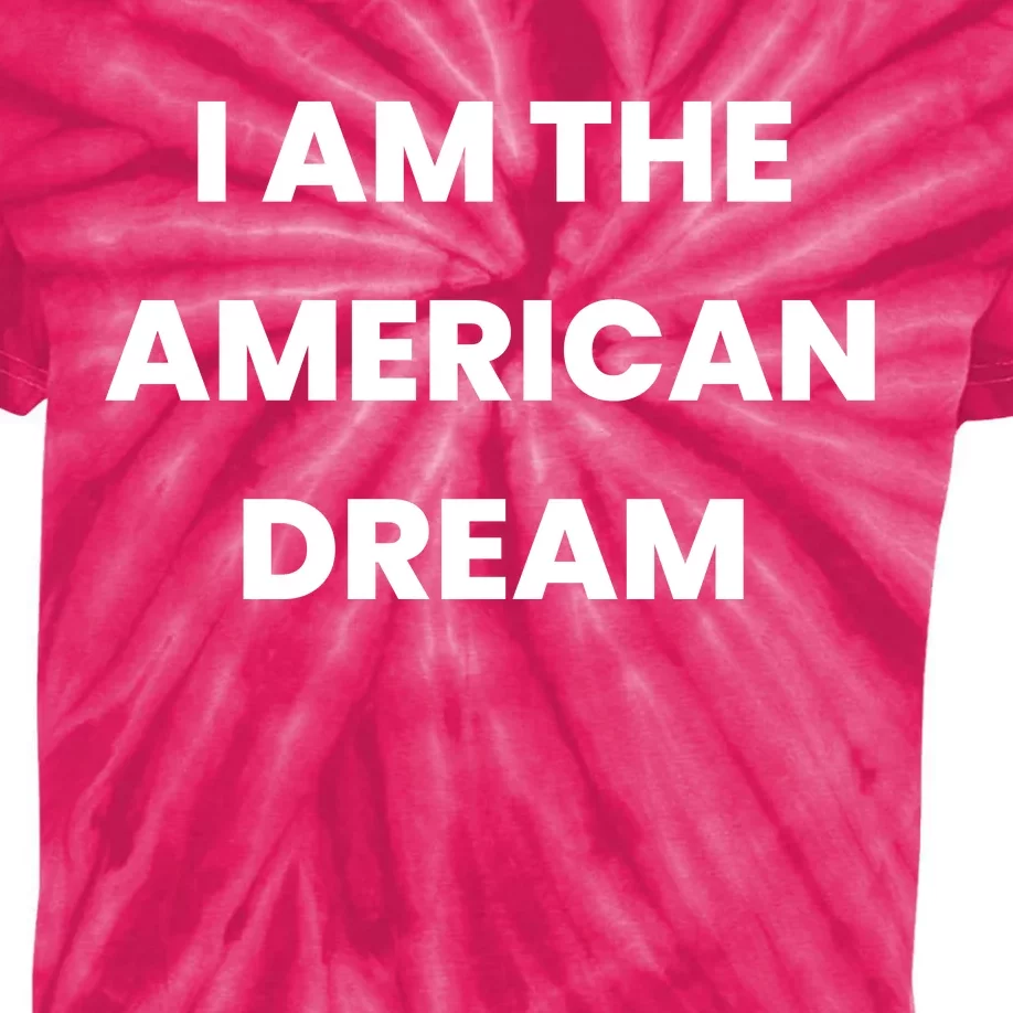 I Am The American Dream Kids Tie-Dye T-Shirt