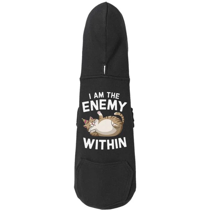 I Am The Enemy Within Doggie 3-End Fleece Hoodie