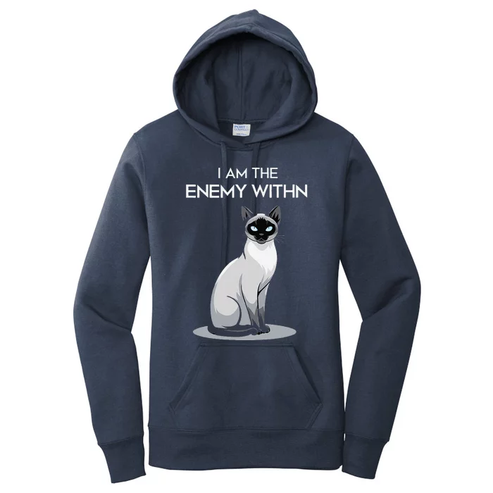 I Am The Enemy Within Women's Pullover Hoodie