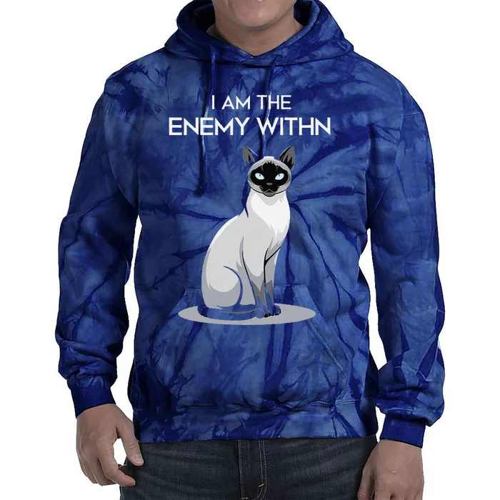 I Am The Enemy Within Tie Dye Hoodie