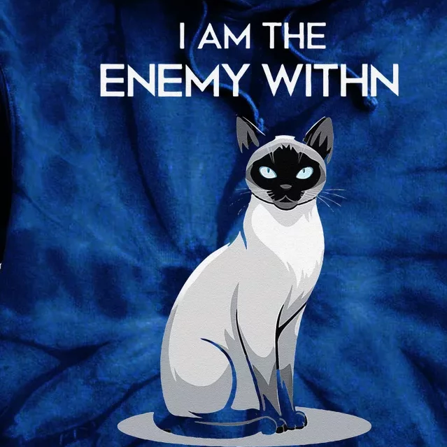 I Am The Enemy Within Tie Dye Hoodie