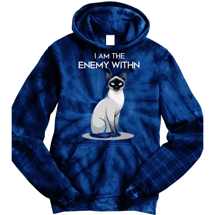 I Am The Enemy Within Tie Dye Hoodie