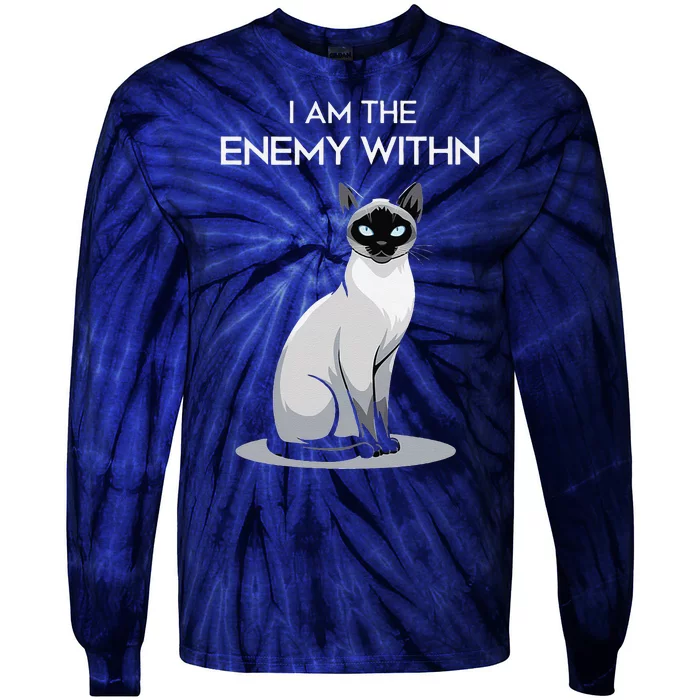 I Am The Enemy Within Tie-Dye Long Sleeve Shirt