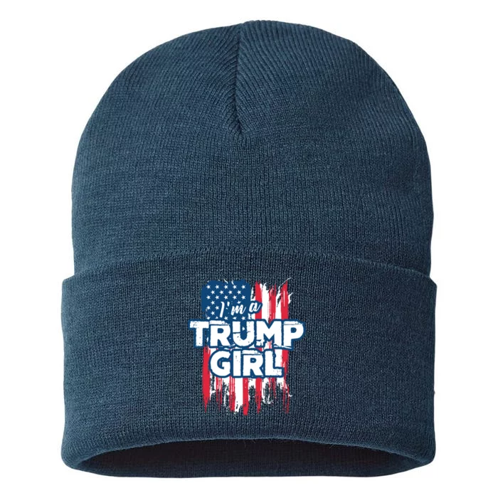 Im A Trump Girl Sustainable Knit Beanie