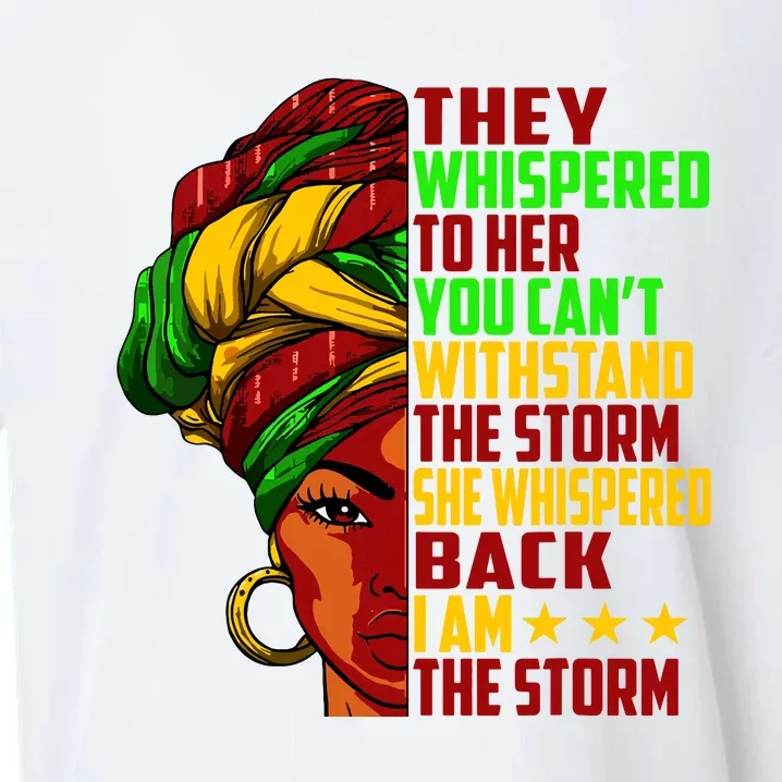 I Am The Storm Juneteenth Black History Month Sueded Cloud Jersey T-Shirt