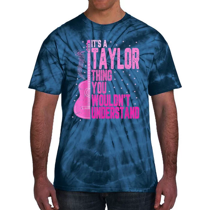 Its A TâYlor Thing You Wouldnt Understand Women Pink Guiltar Tie-Dye T-Shirt