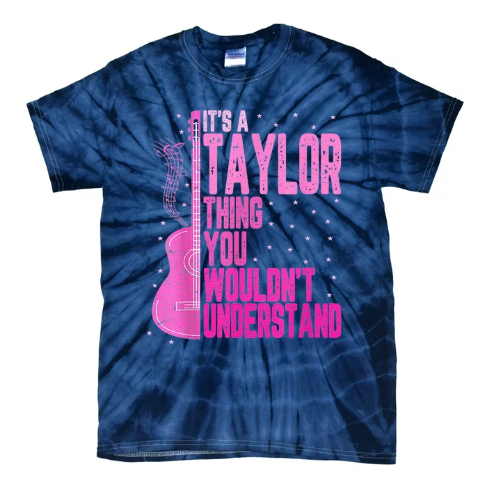 Its A TâYlor Thing You Wouldnt Understand Women Pink Guiltar Tie-Dye T-Shirt