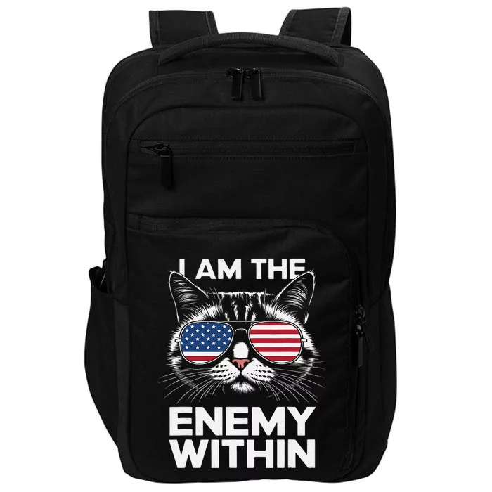 I Am The Enemy Within Kamala Harris 2024 Merch Impact Tech Backpack