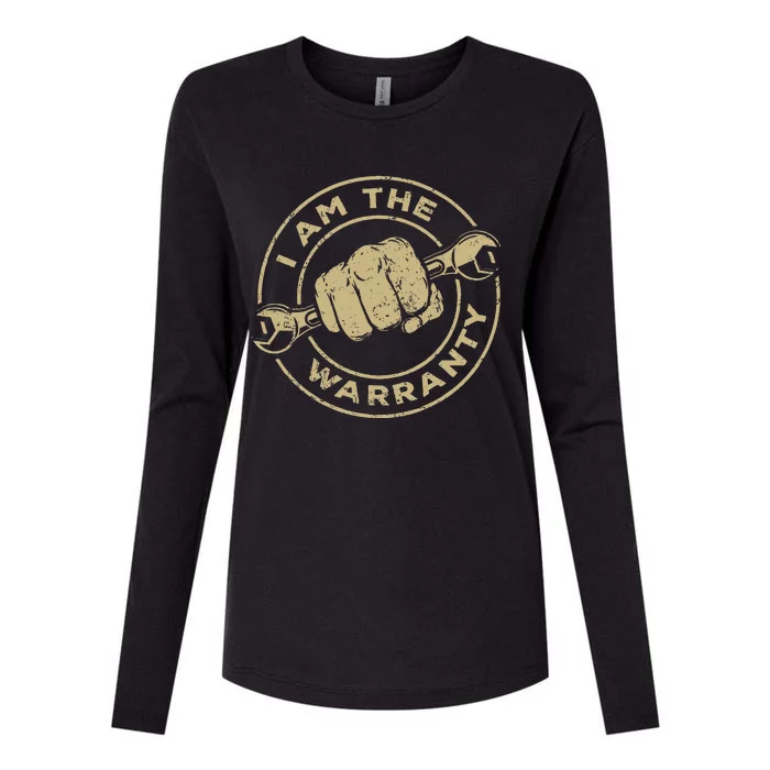 I Am The Warranty Car Lover Womens Cotton Relaxed Long Sleeve T-Shirt