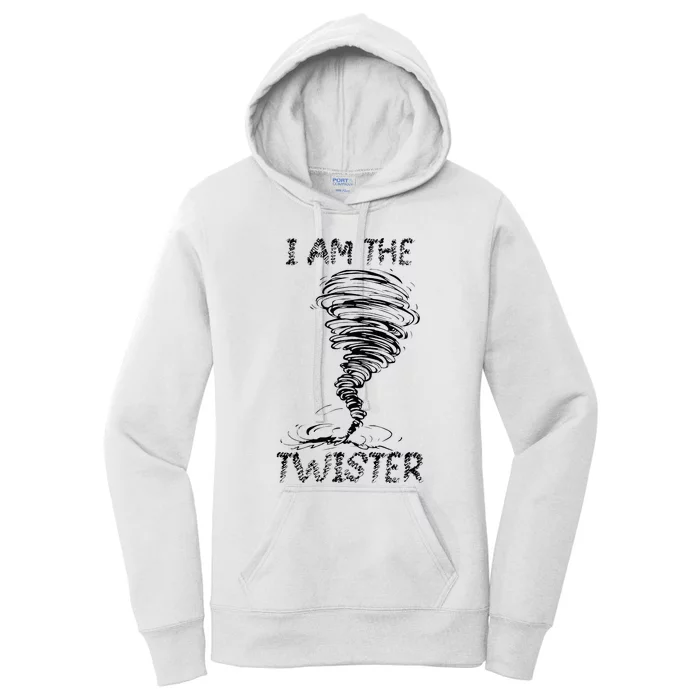 I Am The Twister Scary Storm Tornado Weather Costume Women's Pullover Hoodie