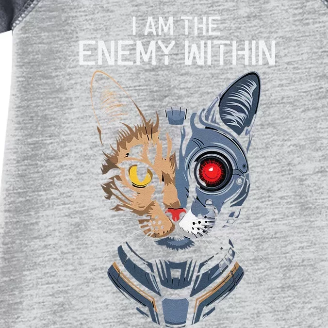 I Am The Enemy Within Infant Baby Jersey Bodysuit