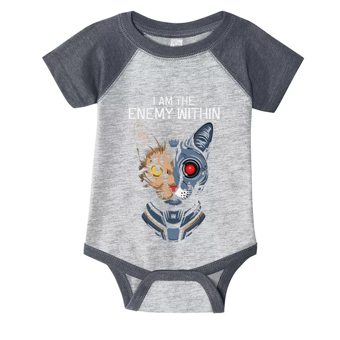 I Am The Enemy Within Infant Baby Jersey Bodysuit