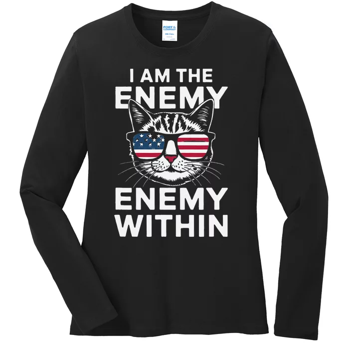 I Am The Enemy Within Ladies Long Sleeve Shirt