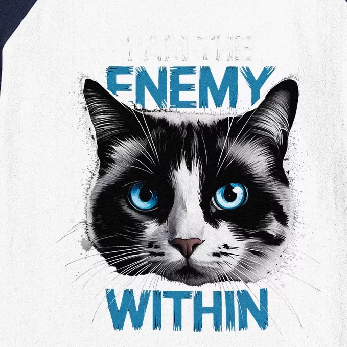 I Am The Enemy Within Baseball Sleeve Shirt