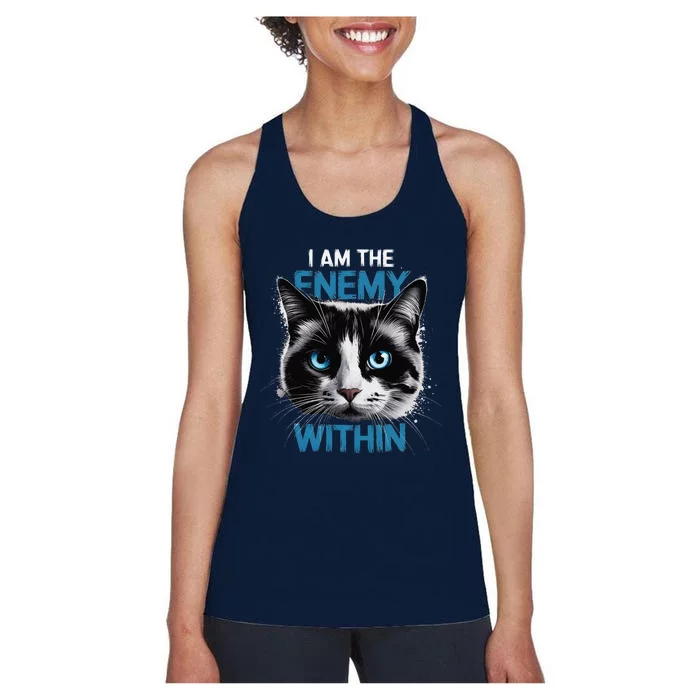 I Am The Enemy Within Women's Racerback Tank