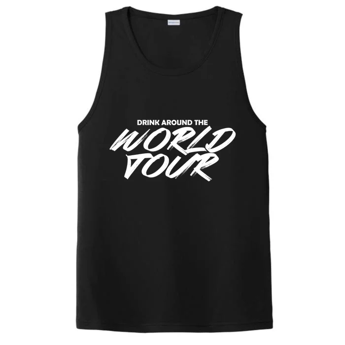 Ing Around The World Adult Vacation Showcase Gift Cute Gift Performance Tank