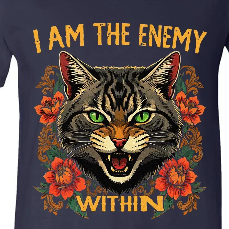 I Am The Enemy Within Kamala Harris 2024 V-Neck T-Shirt