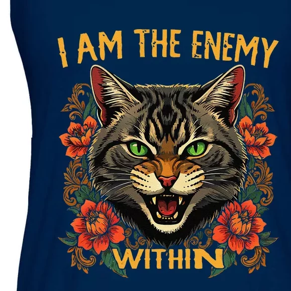 I Am The Enemy Within Kamala Harris 2024 Ladies Essential Flowy Tank