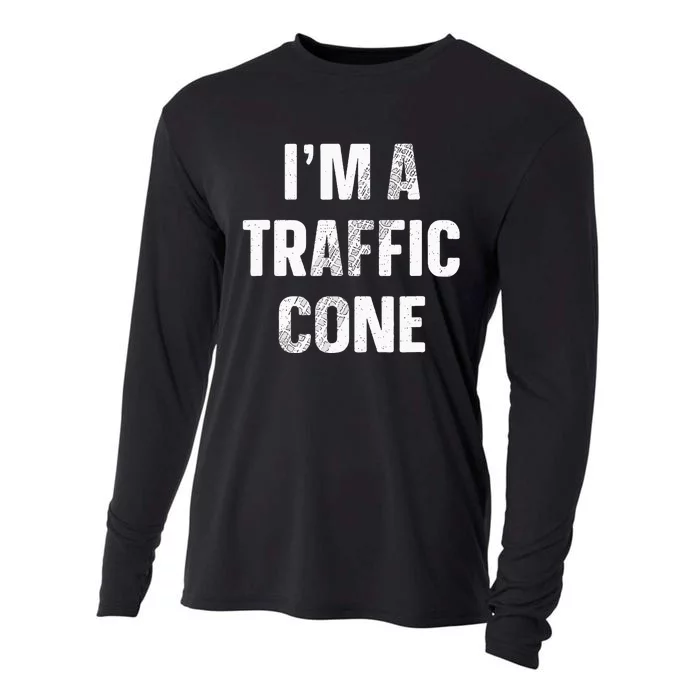 Im A Traffic Cone Adult Kids Costume Funny Halloween Cooling Performance Long Sleeve Crew