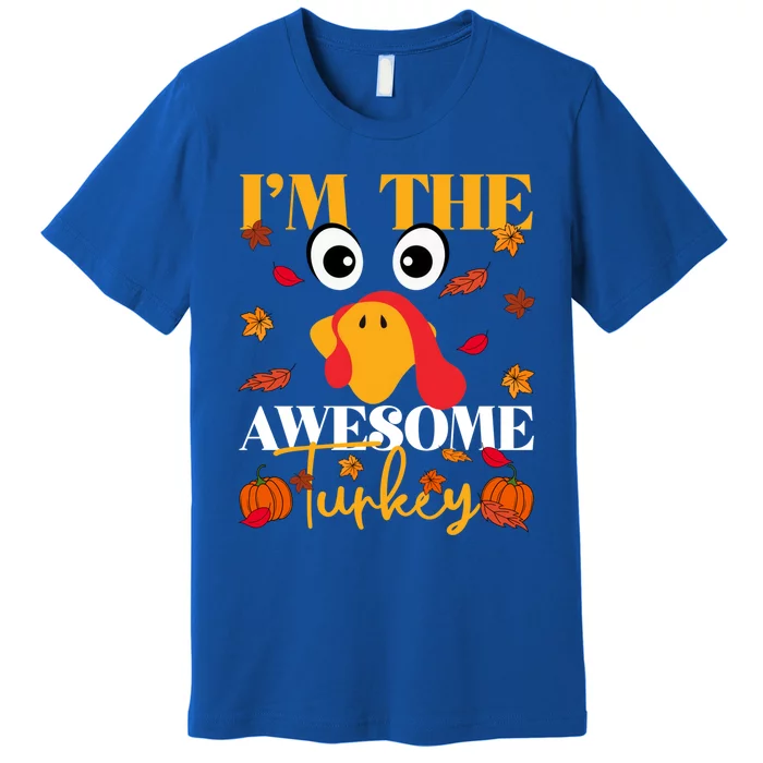 IM Awesome Turkey Family Matching Thanksgiving Group Party Gift Premium T-Shirt