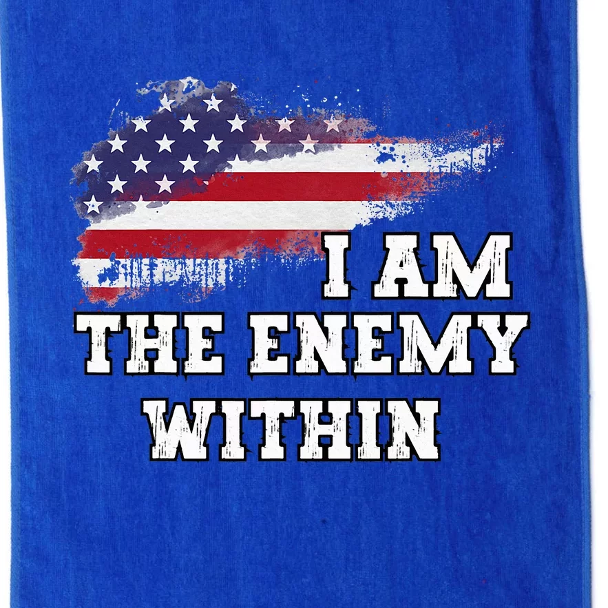 I Am The Enemy Within Platinum Collection Golf Towel