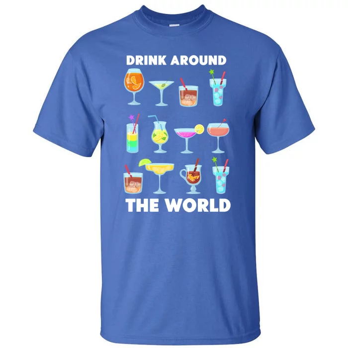 Ing Around The World Adult Vacation Showcase Gift Great Gift Tall T-Shirt