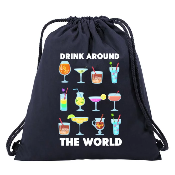 Ing Around The World Adult Vacation Showcase Gift Great Gift Drawstring Bag