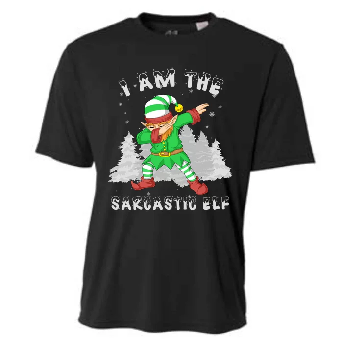 I Am The Sarcastic Elf Cooling Performance Crew T-Shirt