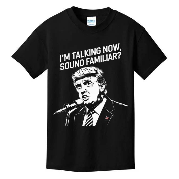 I Am Talking Now Trump Presidential Debate 2024 Kids T-Shirt