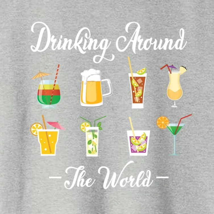 Ing Around The World Lovers Traveler Ing Gift Women's Crop Top Tee