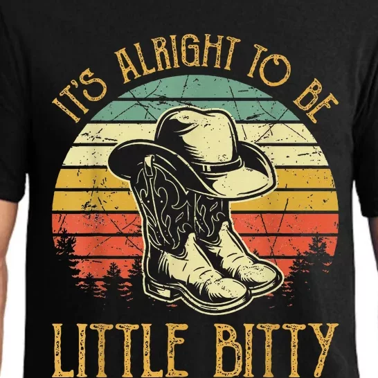 It’S Alright To Be Little Bitty Country Music Pajama Set