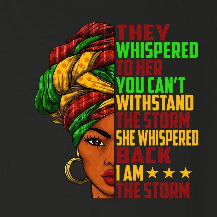 I am The Storm Wo Juneteenth Black History Month Toddler Long Sleeve Shirt