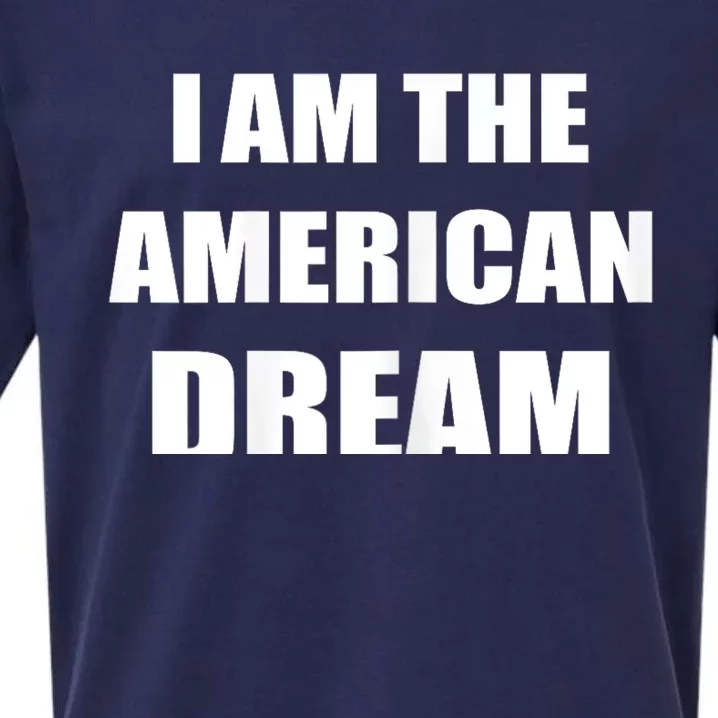 I Am The American Dream Be Like Britney Funny Sueded Cloud Jersey T-Shirt