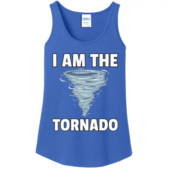 I Am The Storm Twister Tornado Hurricane Meteorologist Ladies Essential Tank