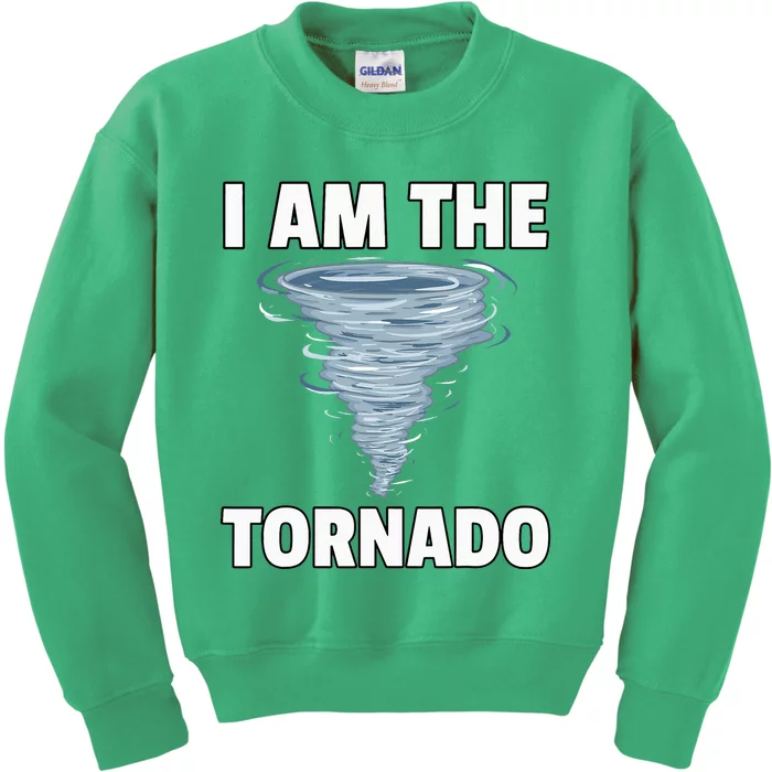 I Am The Storm Twister Tornado Hurricane Meteorologist Kids Sweatshirt