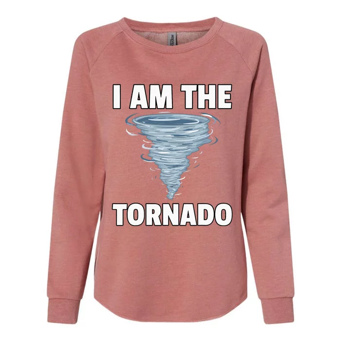 I Am The Storm Twister Tornado Hurricane Meteorologist Womens California Wash Sweatshirt