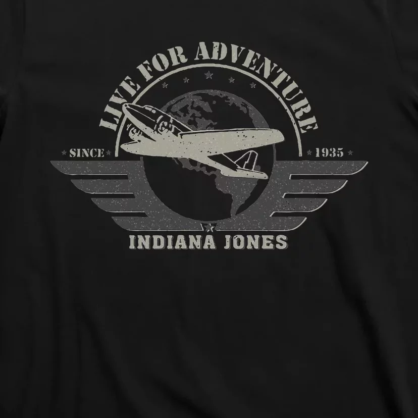 Indiana And The Temple Of Doom Aviation Badge T-Shirt