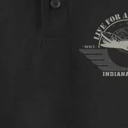 Indiana And The Temple Of Doom Aviation Badge Dry Zone Grid Performance Polo