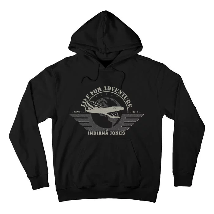 Indiana And The Temple Of Doom Aviation Badge Tall Hoodie