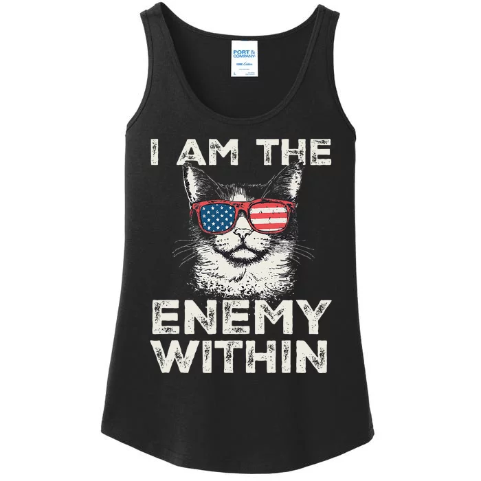 I Am The Enemy Within Kamala Harris 2024 Merch Gift Ladies Essential Tank