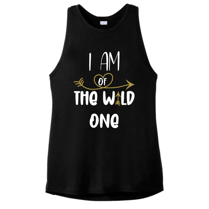 I Am The Wild One 1st Birthday First Thing Gift Boy Girl Ladies Tri-Blend Wicking Tank