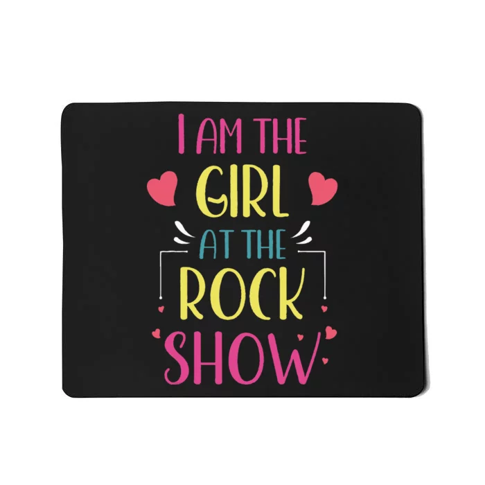 I am the at the Rock Show Rock Music Lover Vintage Mousepad