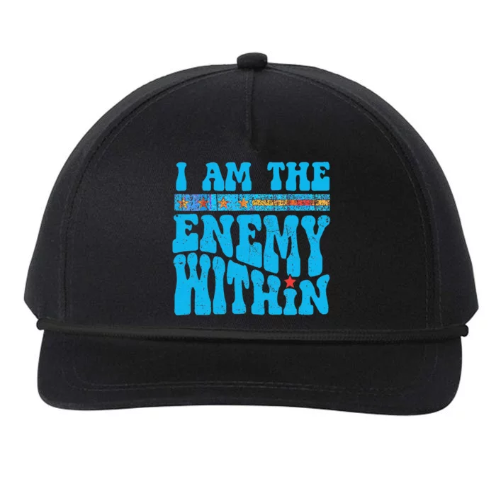 I Am The Enemy Within I Am The Enemy Within America Snapback Five-Panel Rope Hat