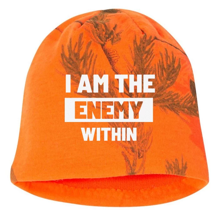 I Am The Enemy Within Kati - Camo Knit Beanie