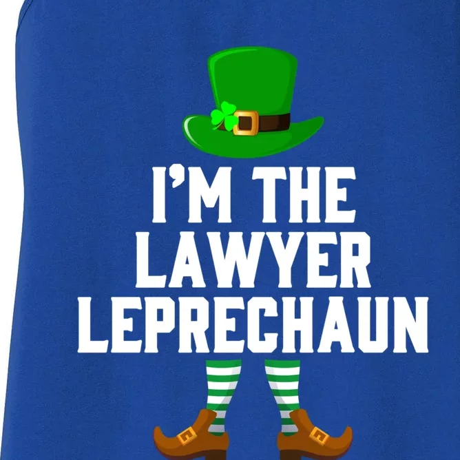 I Am The Lawyer Leprechaun Giftst Patricks Day Tee Gift Women's Racerback Tank