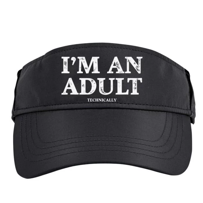 I'm An Technically Funny 18th Birthday Gift Adult Drive Performance Visor