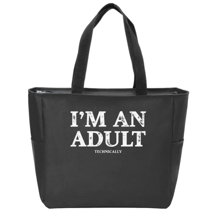 I'm An Technically Funny 18th Birthday Gift Zip Tote Bag