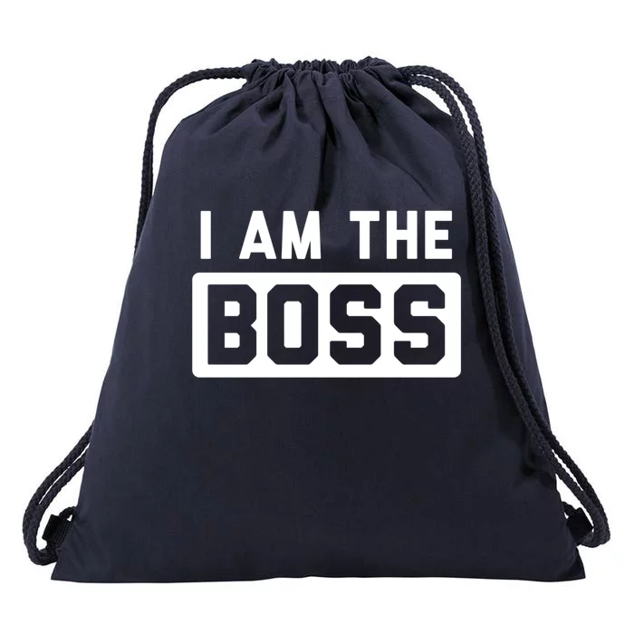 I Am The Boss Gift Drawstring Bag