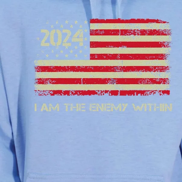 I Am The Enemy Within Kamala Harris Cat Lady President Us Unisex Surf Hoodie