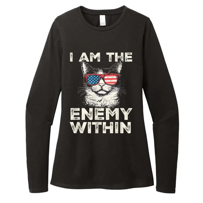 I Am The Enemy Within Kamala Harris 2024 Womens CVC Long Sleeve Shirt